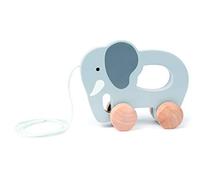 Hape Elephant - Push and Pull Along Wooden Toy - For 12 Months +