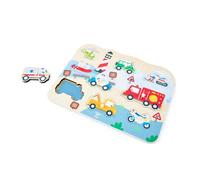 Hape Emergency Vehicles Puzzle 9 Pieces