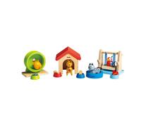Hape Family Pets Wooden Dollhouse Animal Set 2