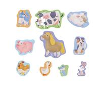 Hape Farmyard Friends Puzzle - Farm Animal Jigsaw Set for Early Learners, Ages 18M+
