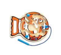Hape Fish Rolling Maze 19.5 x 15.6 x 2.1 cm Wooden Pretend Play Toy for Ages 3