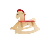 Hape Grow-with-me Rocking Horse | Kids Wooden Rocking Horse, Balanced Ride-On Pony with Adjustable Backrest and Guardrail