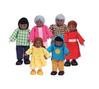 Hape Happy African American Family Doll Multicolor Kids