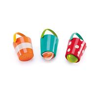 Happy Buckets Set | Three Water Wheel Bath Time Toys for Toddlers, Multicolour