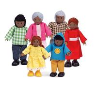 Hape Happy Family - African American - Wooden Dolls House Accessories