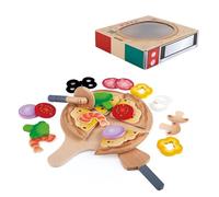 Hape Homemade Pizza Playset - 3+ Years, Pizza Oven, Toppings, Cutter, Slicer for Creative Role Play
