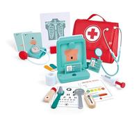 Hape Little Doctor’s Medical Set | Realistic Doctor Role-Play Kit with X-ray Machine, Blood Pressure Cuff & Accessories | Encourages Empathy & Learning Through Play | For 3 Years +
