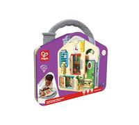 Hape Lock & Learn Playboard - Unlocking Adventure, Develop Fine Motor Skills, Includes Latches, Clock & Light, 3Y+