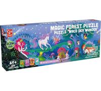 Hape Magic Forest Giant Floor Puzzle | Glow in The Dark Jigsaw | 200 Piece Magi