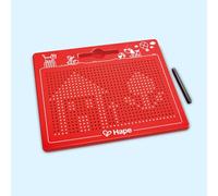 Hape Magnetic Drawing Board Take Away Red Large 280 x 255 x 12mm 3 Years +