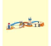 Hape Mars Launch Rail Set, Space Train, Glow-in-the-Dark Stickers, 3+ Years, Functional Launch Pad