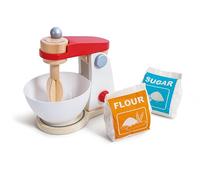 Hape Mix ’n’ Bake Blender - Wooden Pretend Play Kitchen Mixer Set, Baking Toys for Kids, 3Y+