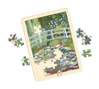 Hape Monet Water-lily Garden Puzzle 49 Pieces