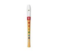 Hape Musician's Starter Recorder - Adjustable Volume, Easy-Care Design, Includes Music Book & Bag, 3Y+