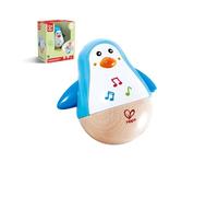 Hape Penguin Musical Wobbler | Colourful Wobbling Melody Penguin, Roly-Poly Toy for Kids 6 Months+