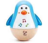 Hape Penguin Musical Wobbler Colourful Wobbling Melody Roly-Poly Toy for Kids