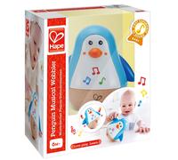 Hape Penguin Musical Wobbler | Colourful Wobbling Melody Penguin, Roly-Poly Toy for Kids 6 Months+