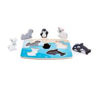 Hape Polar Animal Touch Puzzle