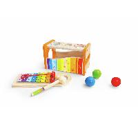 Hape Pound And Tap Pound And Tap Bench Xylophone Multicolor 24.0