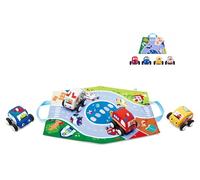 Hape Pull-Back Plush Car Set