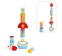 Hape Rocket Ball Air Stacker | Toy Air-Powered Ball Launcher Playset for Toddlers with Fan | 24 Months and Up
