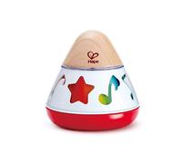 Hape Rotating Music Box - Rhythm & Sound Learning, Wooden Musical Toy for Ages 0+