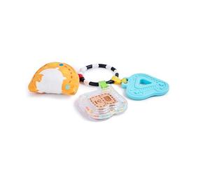 Hape Sensory ABCs Playset | Portable Baby Sensory Toy with Teether, Rattle & Plush | Multi-Textured, Soft, Stimulating & Travel-Friendly