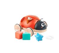Hape Shape Sorter Ladybug with 4 Blocks, Multi