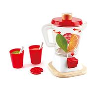 Hape Smoothie Blender | Multicoloured Kitchen Smoothie Machine Playset Complete with Cups and Straws