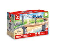 Hape Sound Track Pack | Wooden Railway Expansion Set with Realistic Train Whistle & 4-Inch Tracks | Encourages Imaginative Play, Motor Skills & Spatial Thinking | For 3 Years +