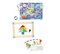 Hape Space Maze and Tangram Board