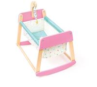 Hape Sweet Dreams Doll's Cradle, Doll Accessories for Toy Dolls, Wooden Doll Cradle