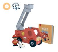Hape The Roaring Fire Truck Orange Kids