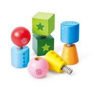 Hape Twist and Turnables - Wooden Building Blocks