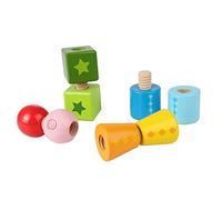 Hape Twist and Turnables - Wooden Building Blocks