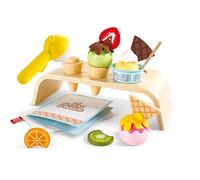 Hape Wooden Ice Cream Set - Roller Set for Kids, Fantasy and Creative Play