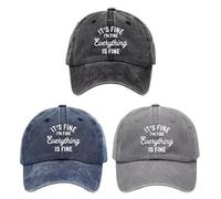 HAPEE 2/3 Pack Baseball Cap for Mens Trucker, Classic Color-Blocking hat Snapback Cap (UK, Alpha, One Size, E-3P01 -Black Grey Navy)