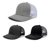 HAPEE 2/3 Pack Baseball Cap for Mens Trucker, Classic Color-Blocking hat Snapback Cap (UK, Alpha, One Size, D-3P01)