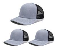 HAPEE 2/3 Pack Baseball Cap for Mens Trucker, Classic Color-Blocking hat Snapback Cap (UK, Alpha, One Size, D-3P03)