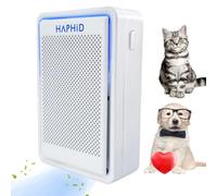 HAPHID Cat Litter Deodorizer 99%, Pet Odor Eliminator for Strong Odor with Catalyst Filter, Air Purifier Plug In Air Freshener for Home & Pets Litter Box Room Wardrobe Toilet Shoe Cabinet