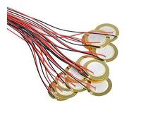 Hapihom 15pcs Piezo Pickup 20mm Piezo Amplifiers Discs With 10" Leads Contact Microphone Trigger Sound For Acoustic Guitar show