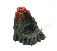 Hapihom Aquarium Ornament, Fish Tank Mountain Rock View Decoration, Artificial Resin Landscape Underwater Sand Waterfall Rock Mountain Ornament Mountain View Ornament