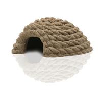Hapihom Aquarium Ornament, Reptile Hiding Cave, Resin Turtles Hideout House, Reptile House Shelter, Artificial Fish Tank Decoration, Fish Hide Habitat Ornament sun terrace