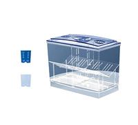 Hapihom Clear Acrylic Mini Fish Tank With Detachable Divided Compartments Beta Fish Tanks Fish Bowl For Fish Shrimp External