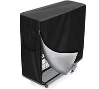 Hapihom Folding Bed Cover with Zipper UV Resistant Vent Hole Design Bed Storage Bag for Office Leisure Beds Camp Beds Escort Bed black L 33 x W 13 x H 42inch