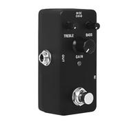 Hapihom Guitar Pedal, Guitar Effect Pedal with True Bypass Guitar Effector, Electric Guitar Mini Effect Pedal, Parametric EQ, Guitar Effect Pedal Frequency Compensator Black