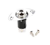 Hapihom Guitar Stereo Plugs, Electric Guitar Endpin Jack Socket Connector Guitar Socket Plug Endpin Plug Guitar Replacement