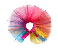 Hapihom Pet Colorful Tutu Skirt Cute Birthday Dresses Costume Pet Supplies For Large Medium Small Dogs Cats colorful M