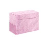 Hapihom Sewing Machine Cover with Storage Pockets Foldable Sewing Protective Cover with Handle Sewing Machine Protector Sewing Machine Accessory for Most Standard Sewing Machines Pink 18x8.3x12.6in