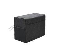 Hapihom Sewing Machine Cover with Storage Pockets,Universal Sewing Machine Dust Cover Compatible with Most Standard Sewing Machines 18x8.3x12.6in black